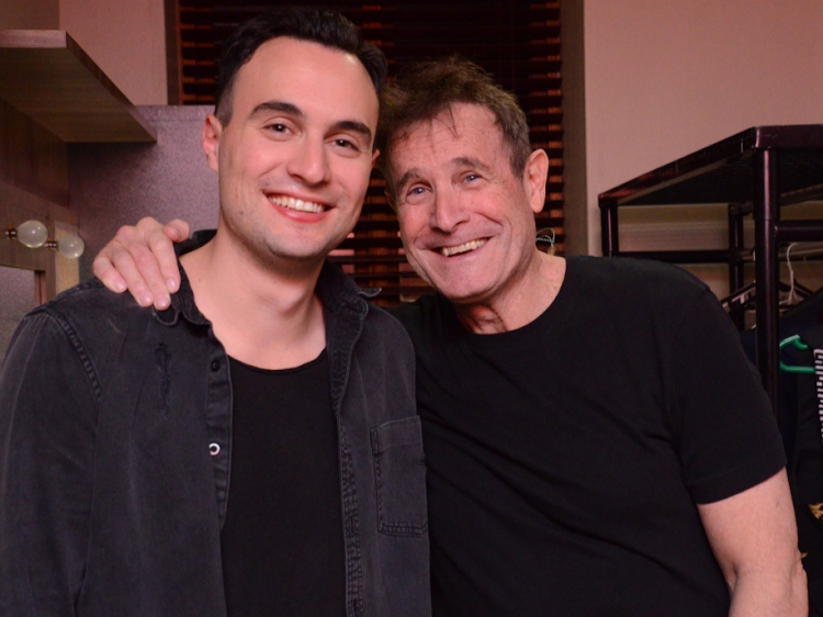 Jesse Clegg, left, has paid a tribute to his father, South African music legend Johnny Clegg, who died in 2019. File photo.