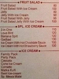 Preeti Hotel menu 4