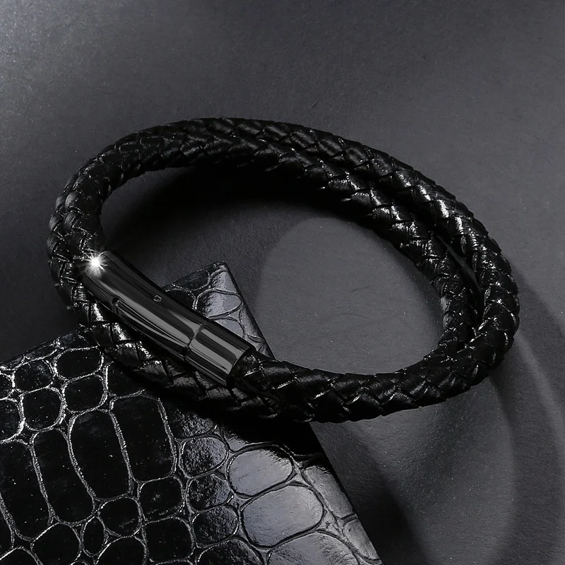 Title 2, Bracelet simple polyvalent à double anneau en c...