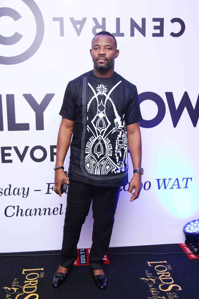 Okey Bakassi, at Basket mouth's Comedy Central's all-star concert.