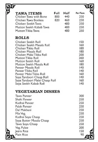 Qureshi's Kabab Corner menu 2