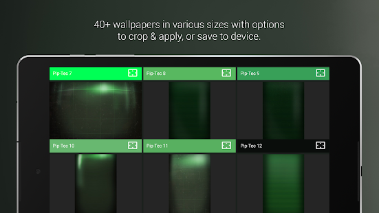 PipTec Green Icons & Live Wall Screenshot