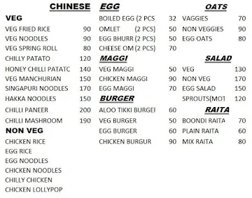 Bread & Butter Nation Cafe menu 