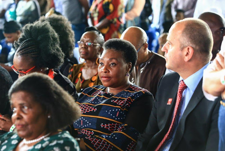 Singer-songwriter Yvonne Chaka Chaka attended Bra Hugh Masekela’s memorial.