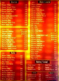 Moti Mahal Delux menu 1