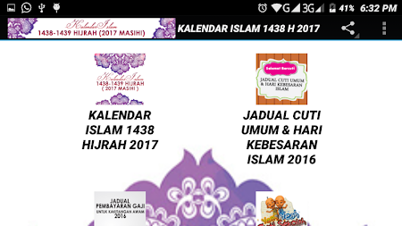 Kalendar 2017m 1438h 1 0 Apk Free Books Reference Application Apk4now