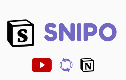 Video Notes to Notion & AI Flashcard by Snipo small promo image