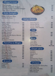 Shri Balaji Hot Chips menu 1