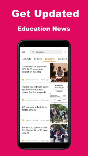 Screenshot News App, Short News - Zordo