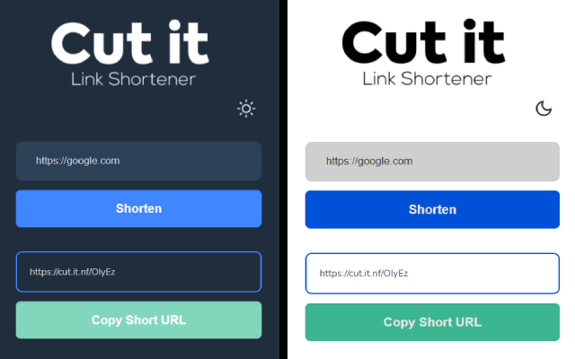 Cut it - URL Shortener Preview image 1