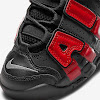 ps air more uptempo black / midnight navy / white / university red