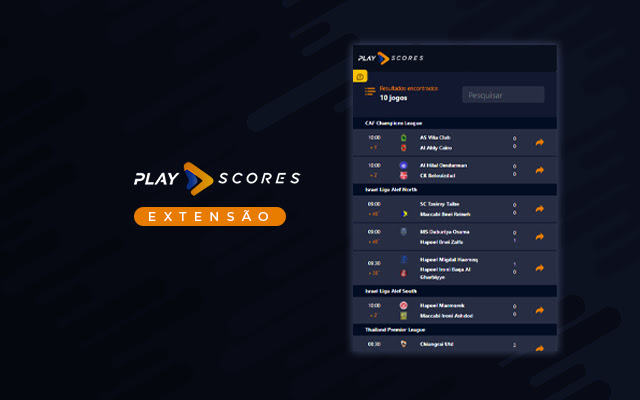 Playscores para Google Chrome - Extensão Download