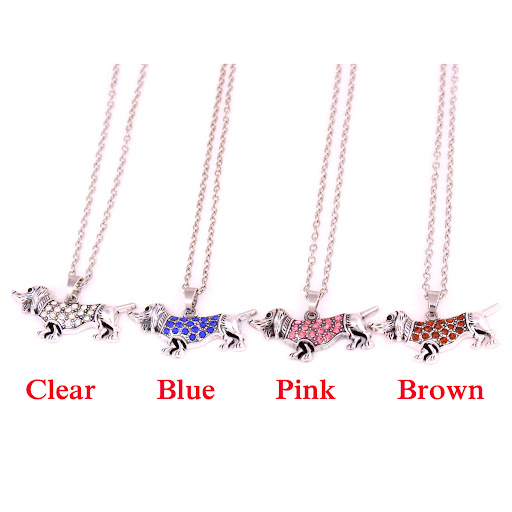 Title 1, Dallas Dog Zinc Alloy Diamond-studded Necklace,...