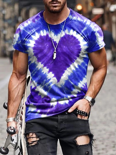 Title 6, Summer New Mens Fashion Print Series T Shirt
