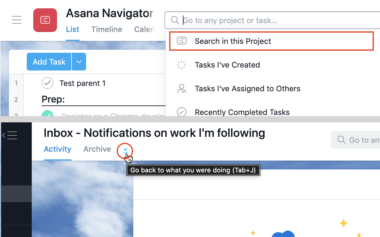 Asana Navigator Preview image 0