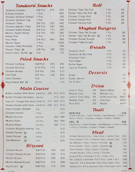 Nazeer Foods menu 2