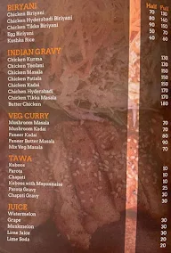 Tikka Garage menu 1