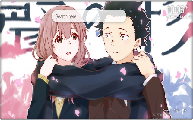 A Silent Voice Wallpaper Extension