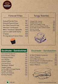 Pokket Cafe menu 1