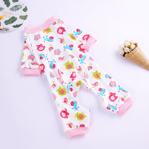 Title 20, Pet Four Legged Printed Pajamas Comfortable Hom...