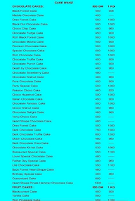 Cake Jaipur Cafe menu 1