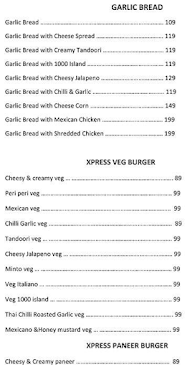 Cheesy Juicy Burgers menu 3