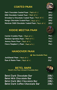 The Betel Leaf Co - Originally from Bangalore menu 3