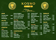 Kosmo Cafe menu 2