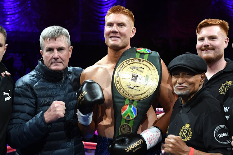 Ruann Visser during the Battle of the Warriors 4 match between Ruann Visser and Justice Siliga at Sun Arena, Time Square Casino on June 23, 2019 in Pretoria, South Africa.