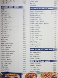 Hotel Shakti Palace menu 2