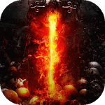 Flaming sword live wallpaper Apk