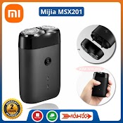 Máy Cạo Râu Mini Xiaomi Mijia Msx201 - Chống Nước, Vệ Sinh Dễ Dàng , Lưỡi Dao Kép Êm Ái , Dễ Chịu , Bảo Hành 24 Tháng