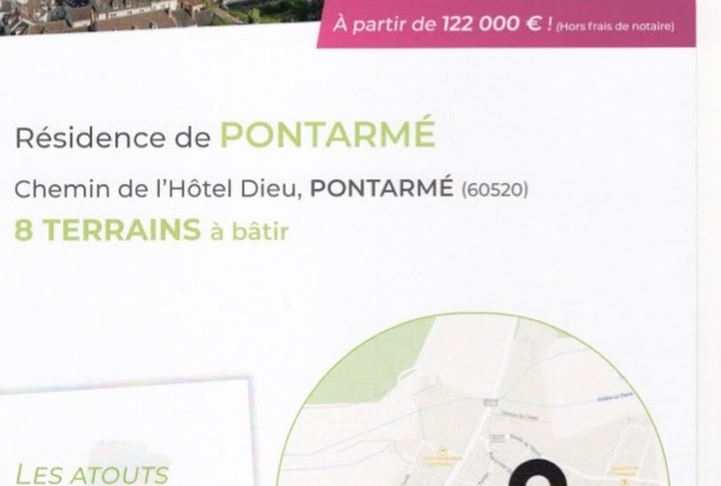  Vente Terrain à bâtir - à Pontarmé (60520) 