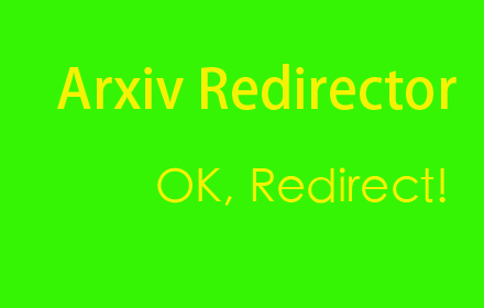 Arxiv Redirector small promo image