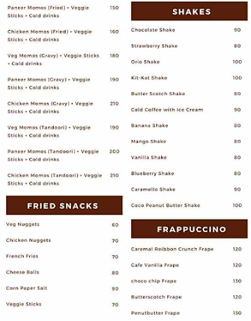 Kings Cafe menu 