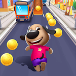 Cover Image of Télécharger Talking Dog: Puppy Surfs Runner 1.5 APK