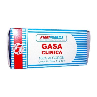 Gasa Steripharma Clinica 1 Und  