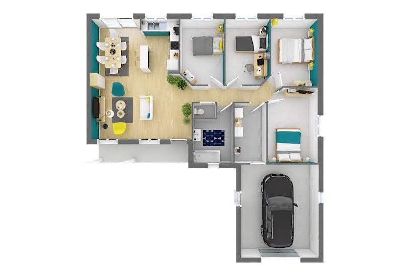  Vente Terrain + Maison - Terrain : 20 000m² - Maison : 108m² à Clergoux (19320) 