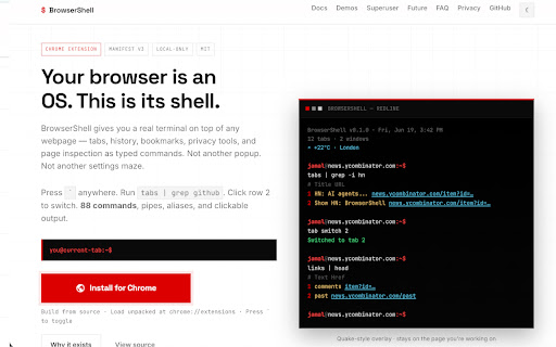 BrowserShell screenshot 1