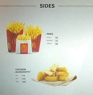 McDonald's menu 4