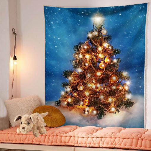 Title 6, Decorate Tapestry Christmas Tree Kindergarten D...
