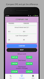 Easy EMI Calculator Screenshot