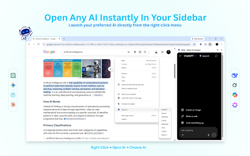 AiPal - Multi AI Sidebar Assistant for Chrome screenshot 2