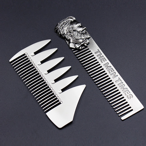 Title 5, Stainless Steel American Fluffy Comb, Brushes a...