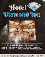 Diamond inn Hotel and Restaurant menu 6