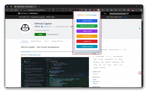 VSCode Extensions Installer