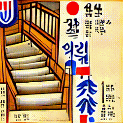 Ukiyo-e Stairway