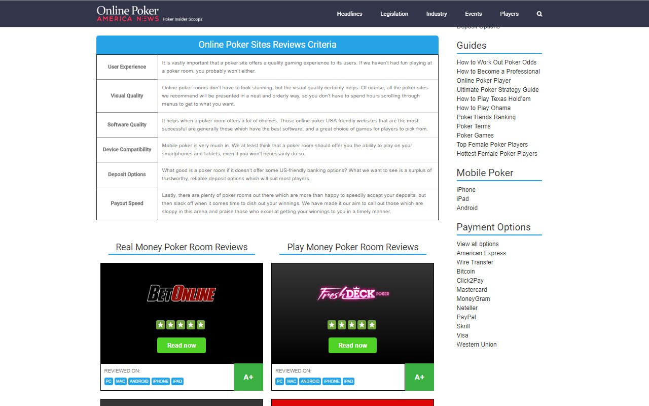 Online Poker America Preview image 4