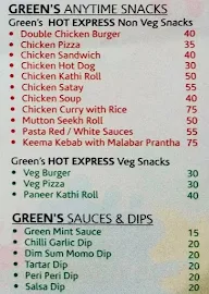 Green Chick Chop menu 1