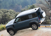 The author puts the new Land Rover Defender through its paces at the Jaguar Land Rover Experience Centre in Johannesburg.